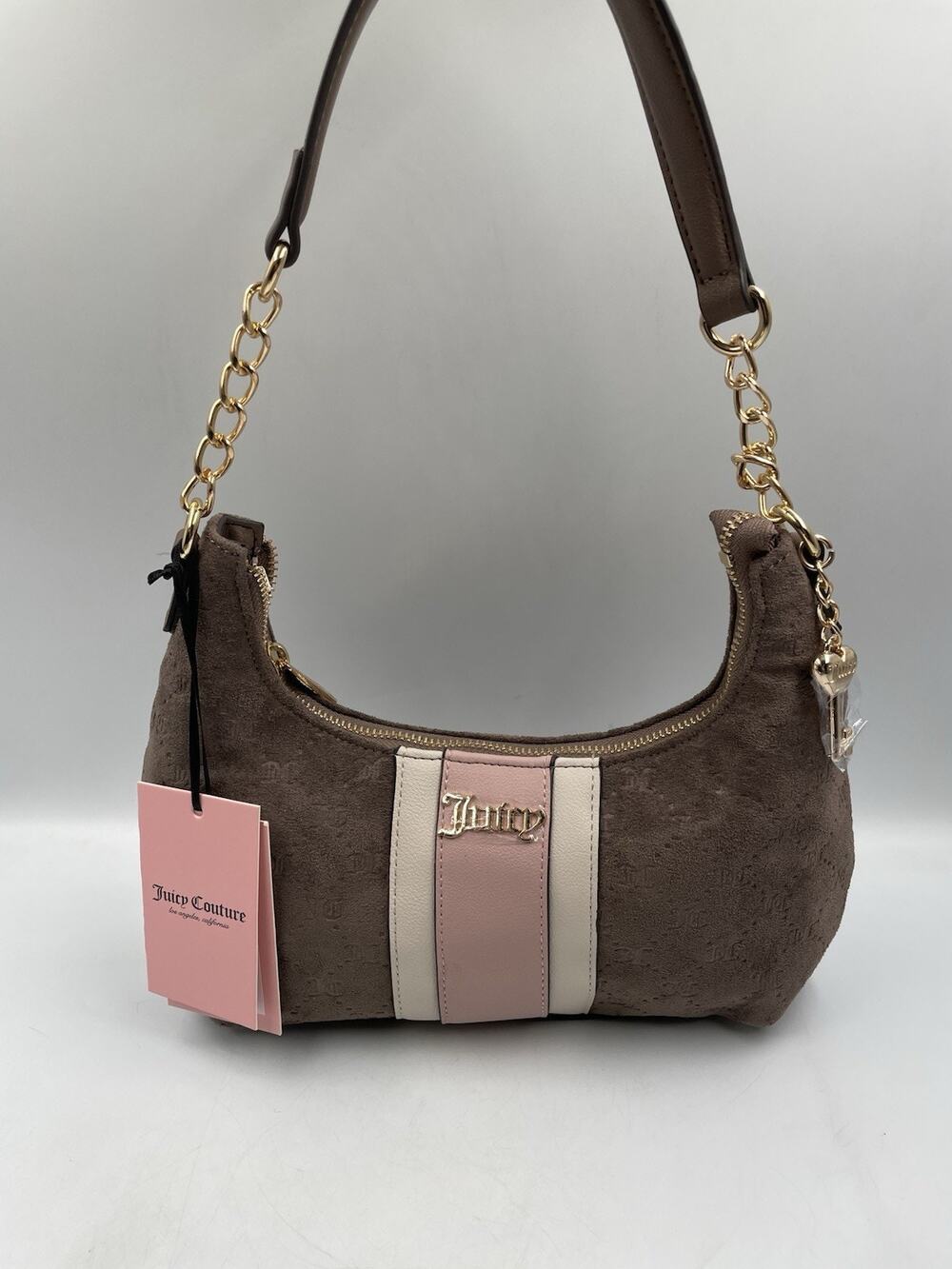 Juicy Couture Bright And Bold Shoulder Bag Iced Coffee Brand New With Tags